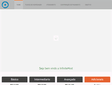 Tablet Screenshot of infinitehost.com.br